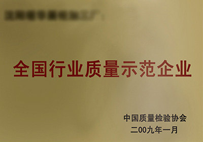 全国行业质量示范企业